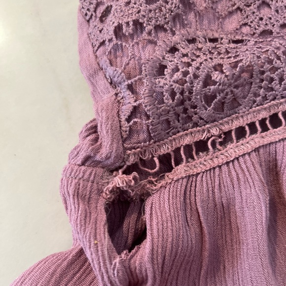 Kendal & Kylie halter/tank top sz S color is lilac/mauve - Picture 2 of 8